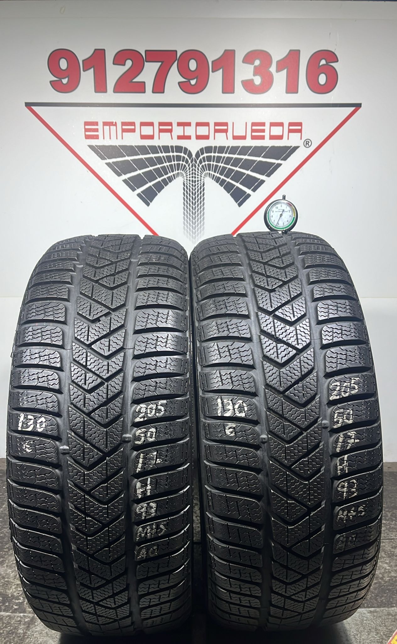 PIRELLI SOTTO ZERO WINTER 210 USADO M+S 205/50 R17 93 H